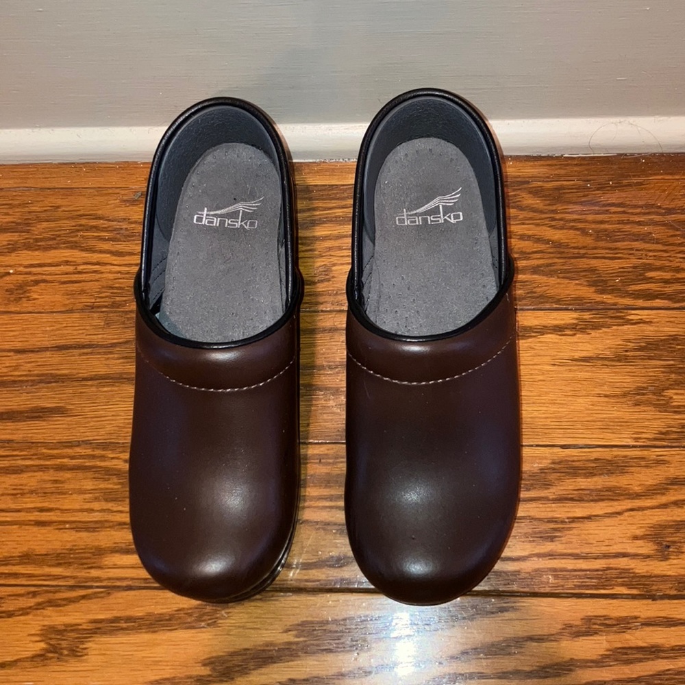 Brown Dansko Leather Clogs 36 (US 6)